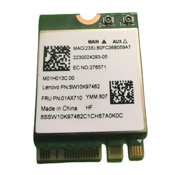 Carte Wifi Ordinateur portable LENOVO Ideapad 330S-15ARR, P/N : SW10K97462