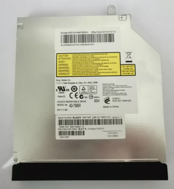 Lecteur Graveur DVD Sony 9SDW089EB65H Acer Aspire 7740G