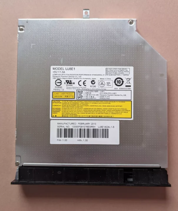 Lecteur Graveur DVD + façade ASUS X75A X75SV X75V X75VB X75VC X75VD / Réf. UJ8E1 – Image 2