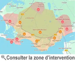 Consulter le secteur de dépannage PC à domicile de 44 Atlantique PC